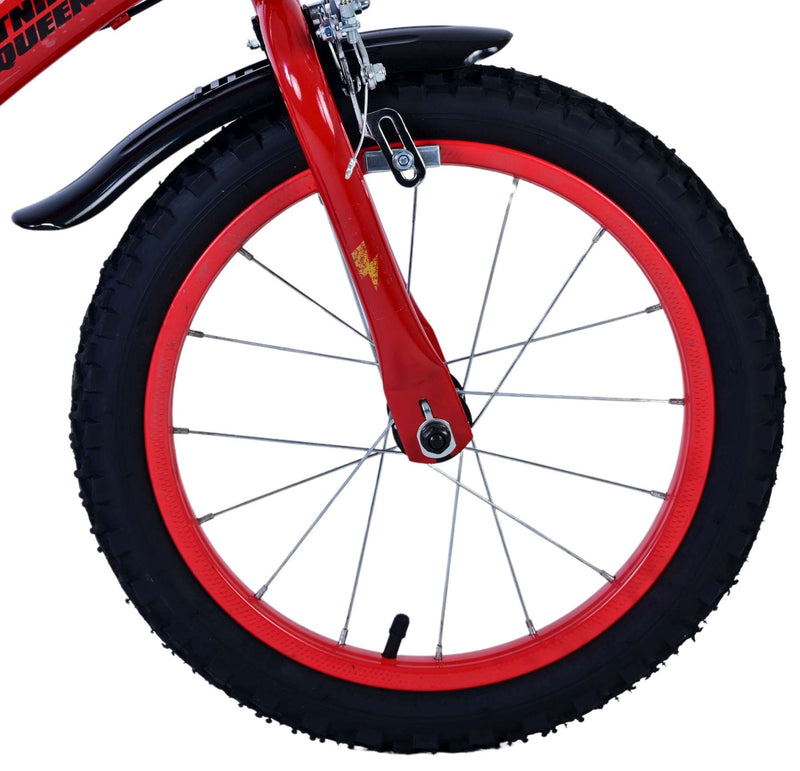 Load image into Gallery viewer, Disney Disney Kinderfiets Jongens 16 inch Rood Twee handremmen