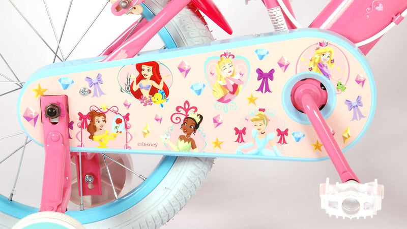 Load image into Gallery viewer, Disney Princess Kinderfiets Meisjes 16 inch Roze Twee Handremmen