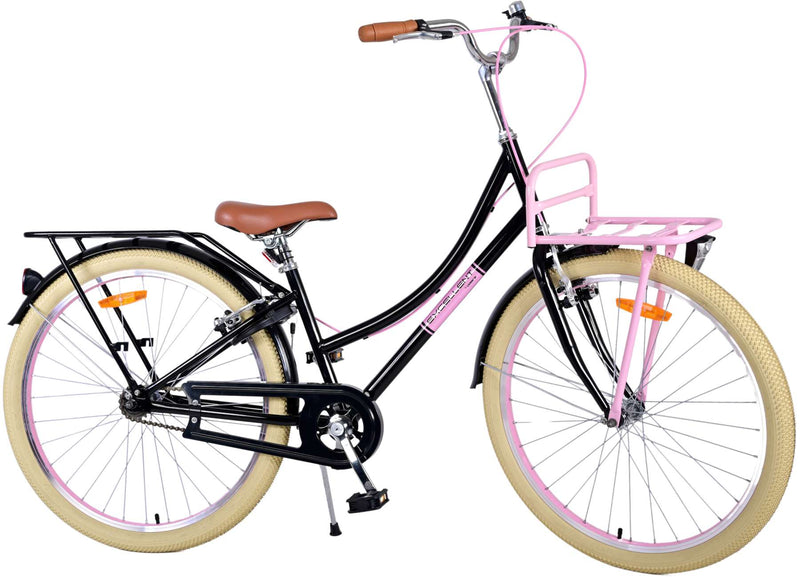 Load image into Gallery viewer, Volare Volare Kinderfiets Meisjes 26 inch Zwart Twee handremmen