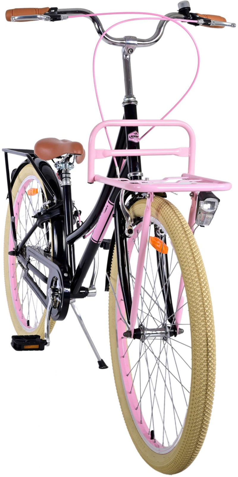 Load image into Gallery viewer, Volare Volare Kinderfiets Meisjes 26 inch Zwart Twee handremmen