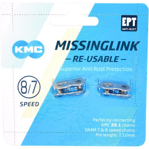 KMC missingLink 7 8R EPT silver 7,1mm op kaart (2)