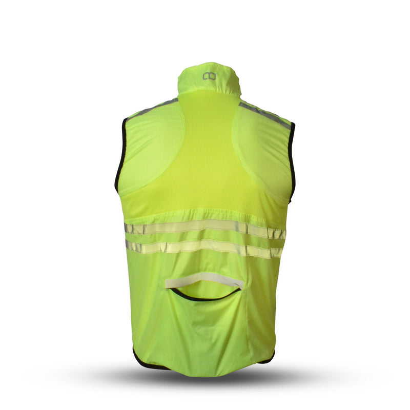 Load image into Gallery viewer, Outwet Windbreaker mesh vest neon yellow small