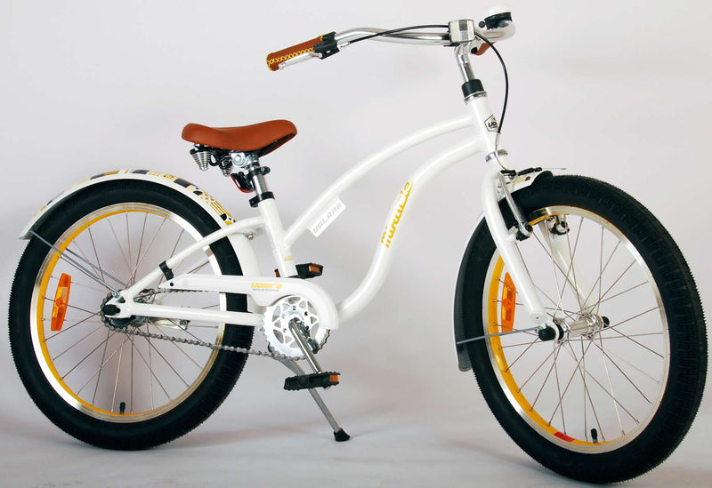 Load image into Gallery viewer, Volare Miracle Cruiser Kinderfiets Meisjes 20 inch Wit Prime Collection
