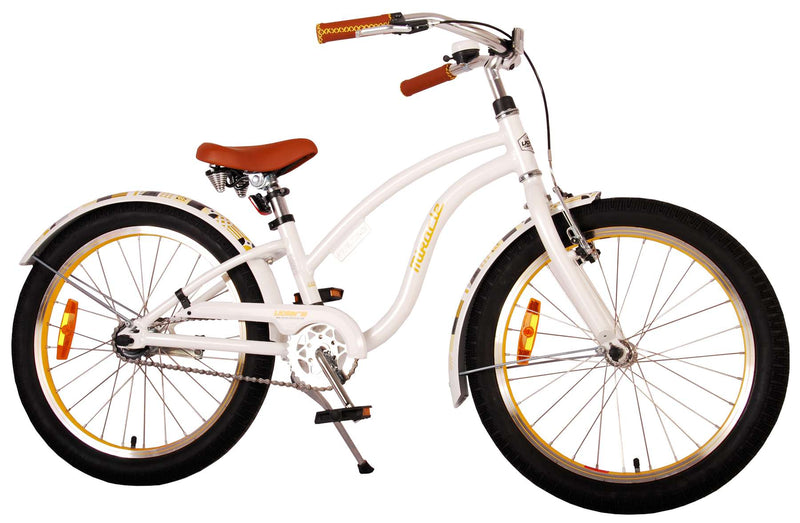Load image into Gallery viewer, Volare Miracle Cruiser Kinderfiets Meisjes 20 inch Wit Prime Collection