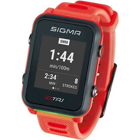 Load image into Gallery viewer, Sigma Id.tri neon rood basic zs harts gps acti ant+ ble + sensorset