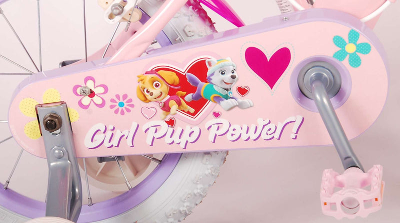 Load image into Gallery viewer, Paw Patrol Kinderfiets Meisjes 14 inch Roze Twee handremmen