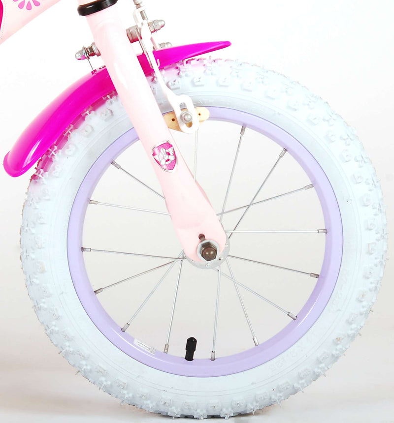 Load image into Gallery viewer, Paw patrol kinderfiets - meisjes - 14 inch - roze