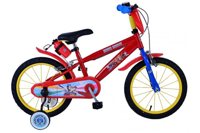 Load image into Gallery viewer, Paw patrol kinderfiets - jongens - 16 inch - rood - twee handremmen