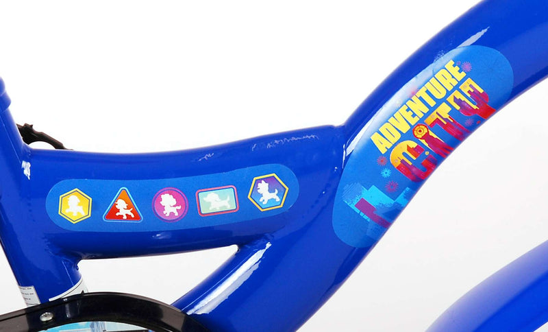 Load image into Gallery viewer, Paw Patrol The Movie Kinderfiets Jongens 10 inch Blauw Doortrapper