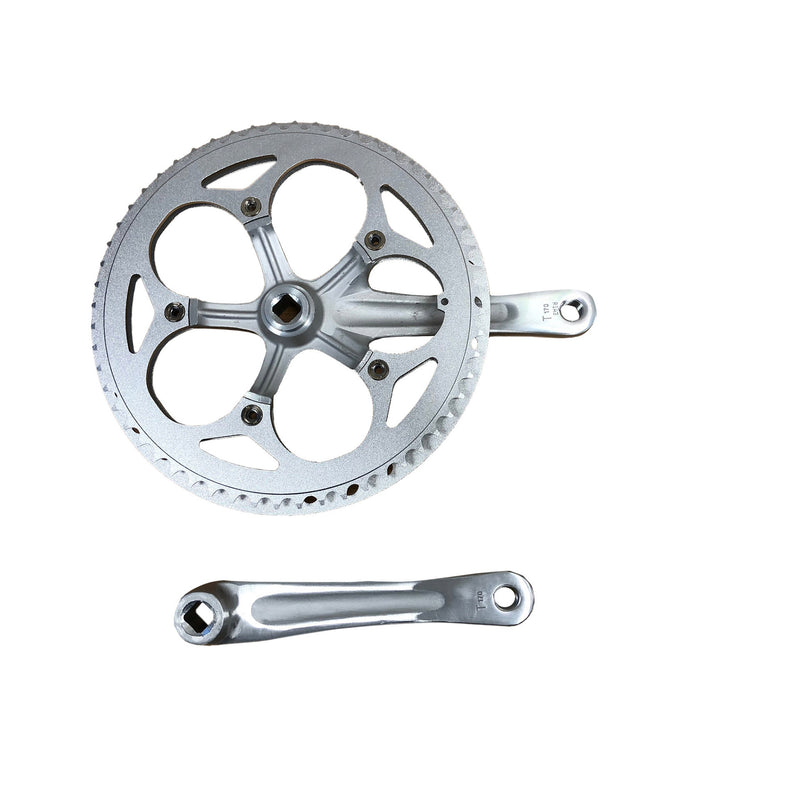 Afbeelding laden in galerijviewer, Sturmeyarcher sturmey archer crankset fcss56 56t 170mm zilver
