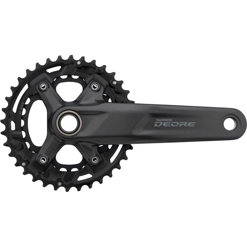 Load image into Gallery viewer, Shimano Crankstel Deore 10v zwart 36T-26T FCM4100-2 175mm OEM