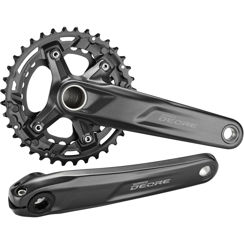 Load image into Gallery viewer, Shimano Crankstel Deore 10v zwart 36T-26T FCM4100-2 175mm OEM