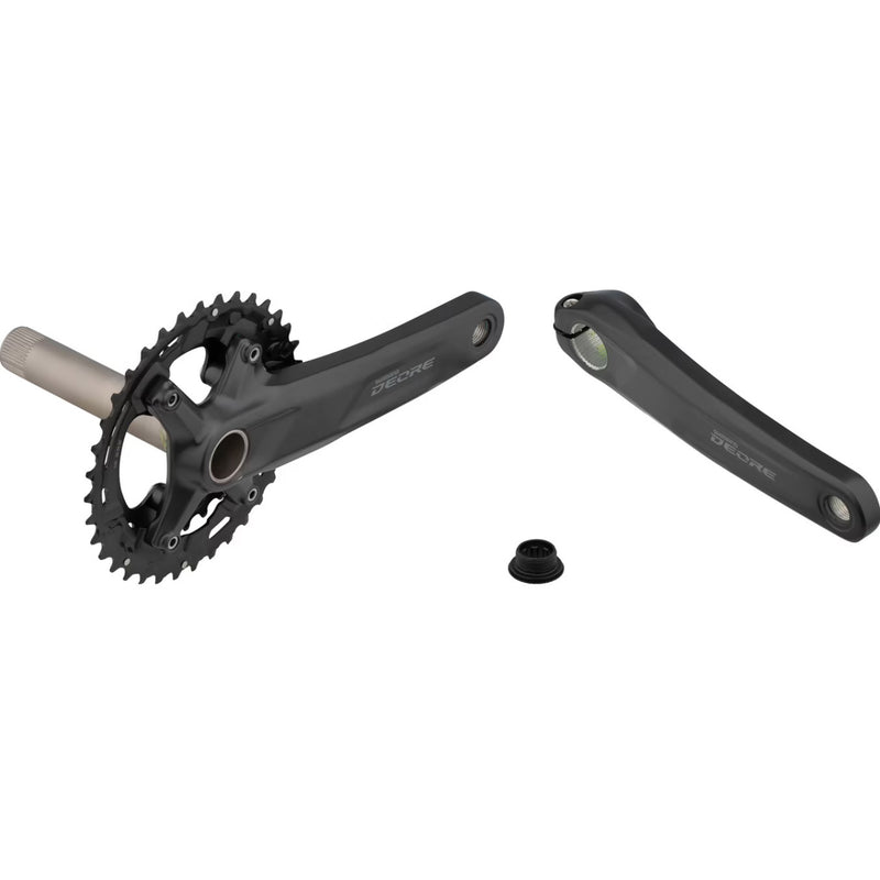 Load image into Gallery viewer, Shimano Crankstel Deore 10v zwart 36T-26T FCM4100-2 175mm OEM