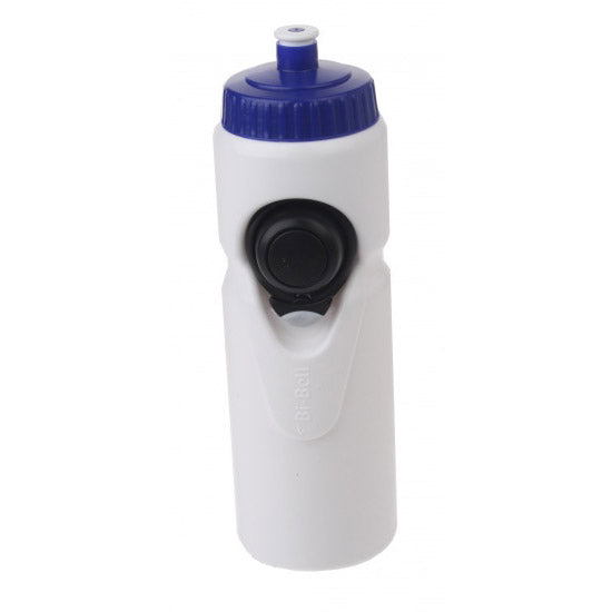 Load image into Gallery viewer, Bi-Bell Bidon met bel wit blauw 750ml