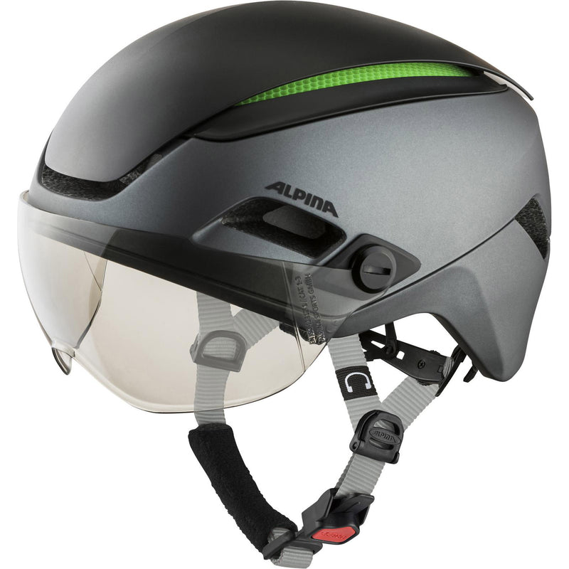 Laden Sie das Bild in Galerie -Viewer, Alpina sports urban helm altona v 52-57 mat antraciet