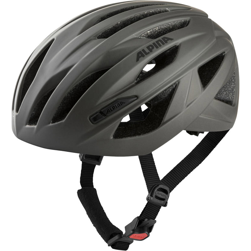 Load image into Gallery viewer, Alpina sports race helm path 51-56 mat grijs