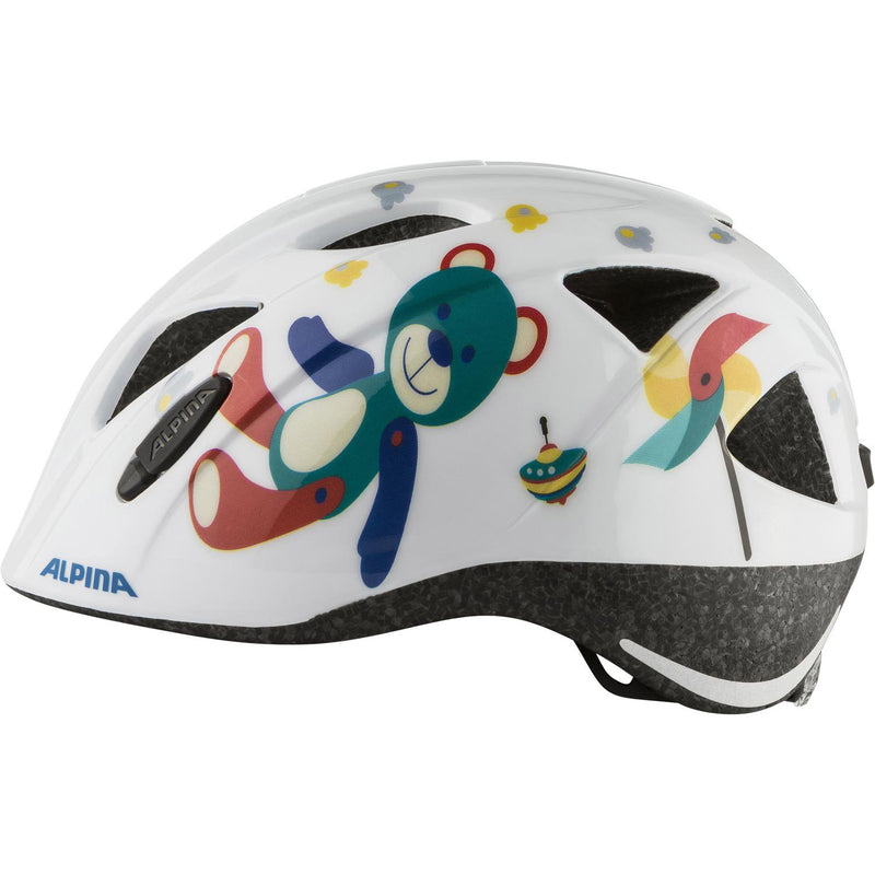 Load image into Gallery viewer, Alpina sports kinderhelm ximo white bear 47-51 glans