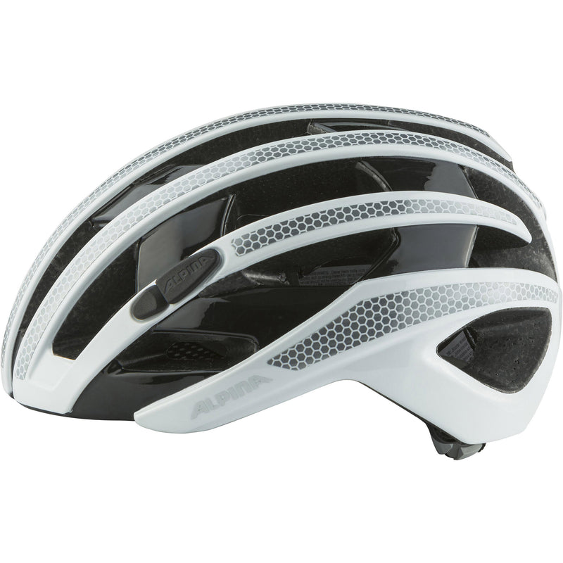 Load image into Gallery viewer, Alpina sports racehelm ravel reflective 55-59 glans wit