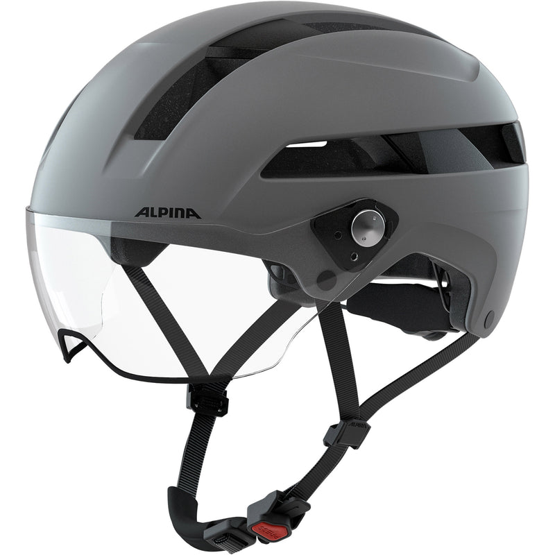 Load image into Gallery viewer, Olympic sportswear Sports urban helm Soho Visor 55-59 mat grijs