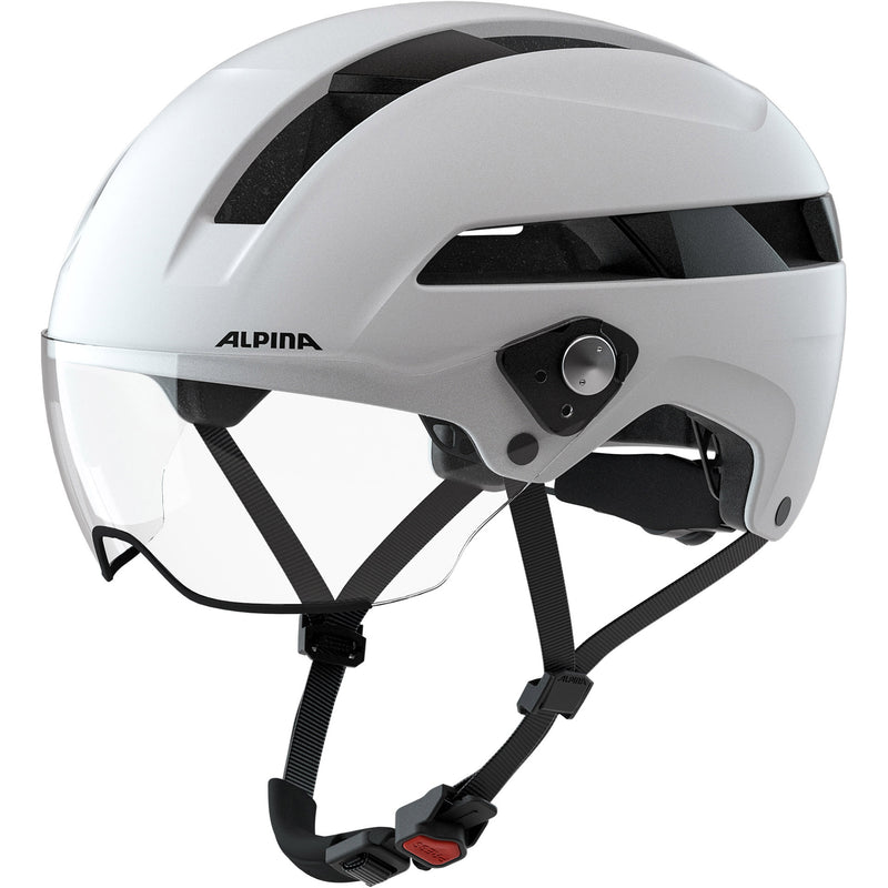 Load image into Gallery viewer, Olympic sportswear sports urban helm soho visor 55-59 mat wit