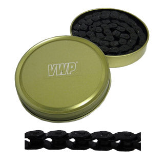 Load image into Gallery viewer, Vwp ketting 1 2-3 32 102 bmx f teflon coated (in blik) zwart