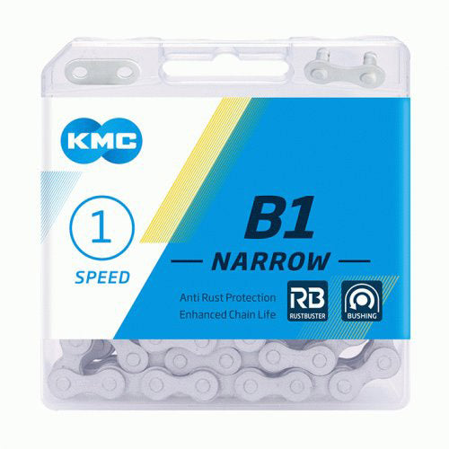 Load image into Gallery viewer, KMC Ketting 1 2x3 32 112s B1 Narrow RB mat zilver 5 6v