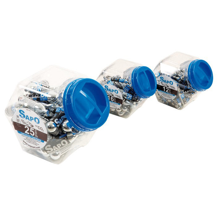 Load image into Gallery viewer, Sapo co2-patronen 12gr. container (60st.)