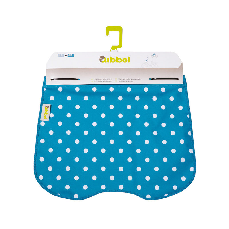 ギャラリービューアに画像をロードする, Qibbel Stylingset Windscherm Polka Dot blauw