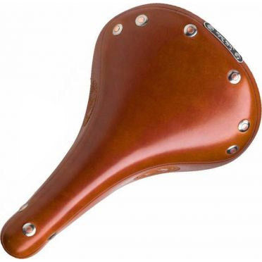 Load image into Gallery viewer, Selle Monte Grappa Italia Zadel Italia V3 Vintage Epoca leder honingbruin AM