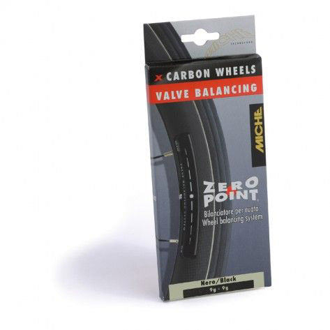Load image into Gallery viewer, Miche wieluitbalanceer sticker zero point zwart 6gr.-6gr.
