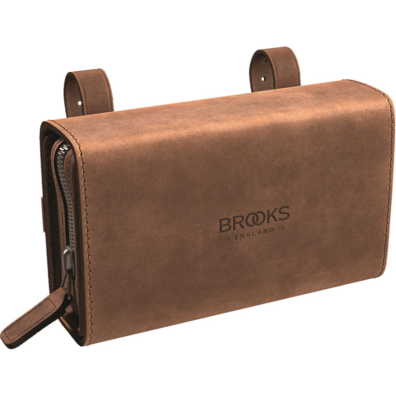 Load image into Gallery viewer, Brooks Zadeltas D-Shaped Aged brown