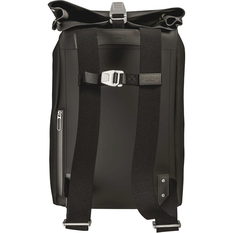 Load image into Gallery viewer, Brooks Pickwick Coated Remade Rugtas Zwart 26L