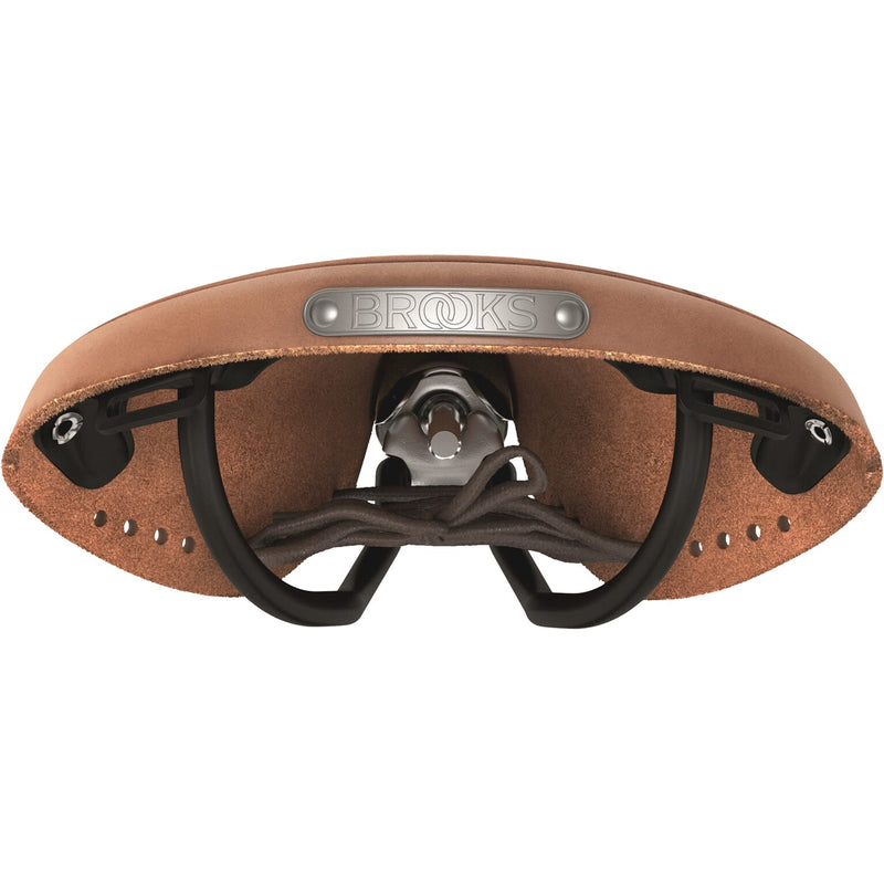 Load image into Gallery viewer, Brooks Zadel B17S Softenet short dark tan
