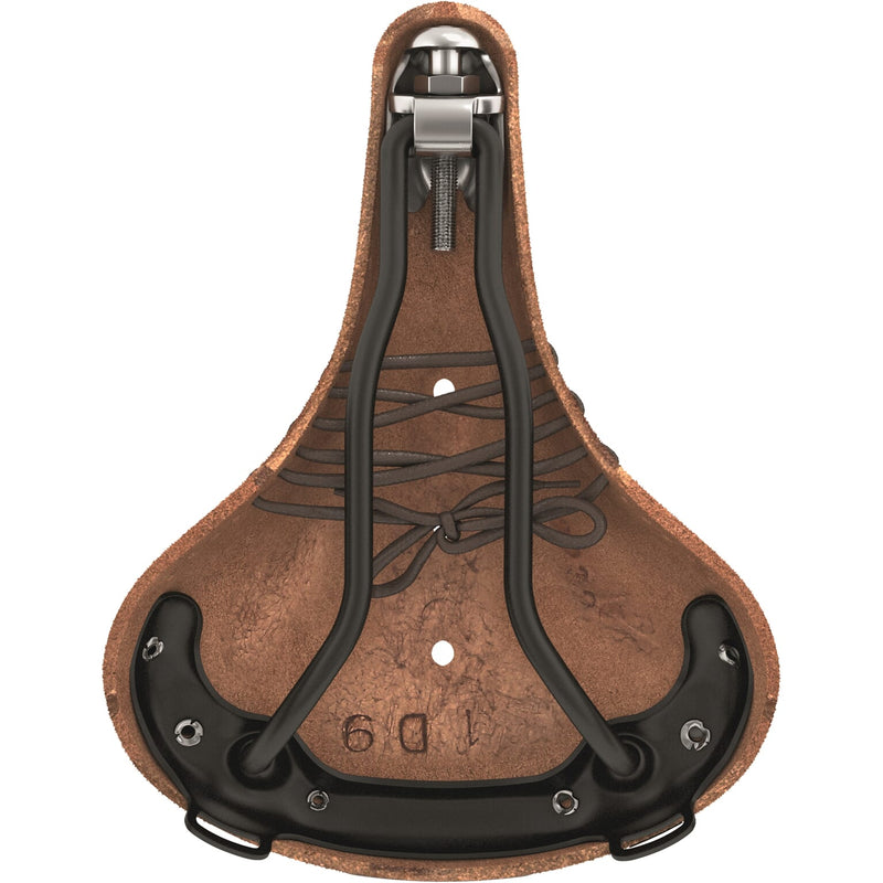 Load image into Gallery viewer, Brooks Zadel B17S Softenet short dark tan