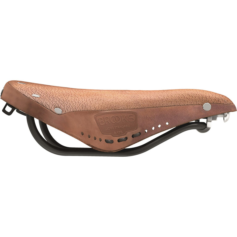 Load image into Gallery viewer, Brooks Zadel B17S Softenet short dark tan