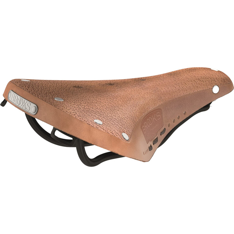 Load image into Gallery viewer, Brooks Zadel B17S Softenet short dark tan