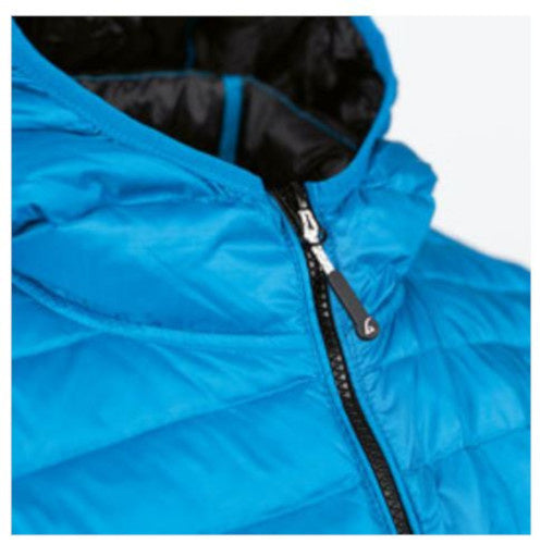 Load image into Gallery viewer, Alvivo Outdoorjas Aberdeen dames nylon blauw zwart maat 3XL