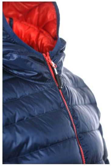 Load image into Gallery viewer, Alvivo Outdoorjas Glasgow heren nylon blauw rood maat XS