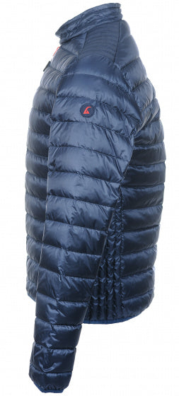 Load image into Gallery viewer, Alvivo Outdoorjas Workuta heren nylon donkerblauw rood mt XS
