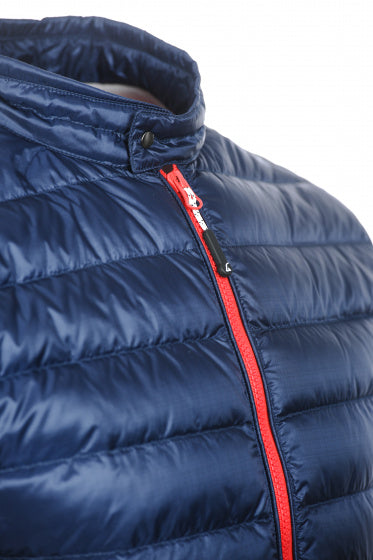 Load image into Gallery viewer, Alvivo Outdoorjas Workuta heren nylon donkerblauw rood mt XS