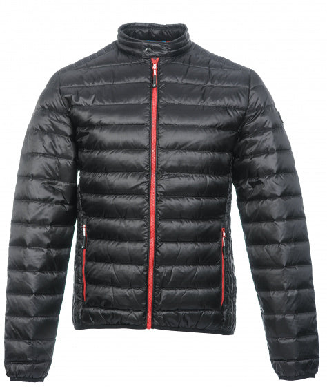 Load image into Gallery viewer, Alvivo Outdoorjas Workuta heren nylon zwart rood maat XS