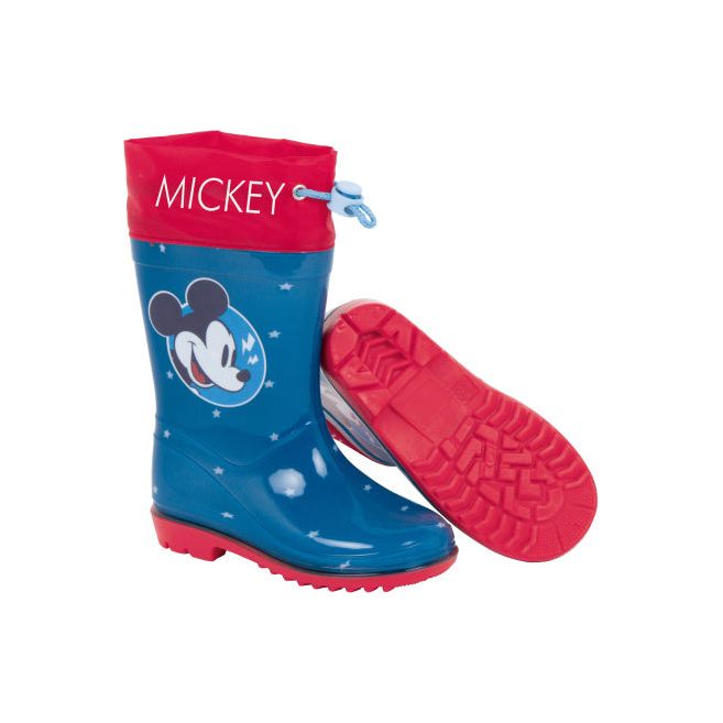 Load image into Gallery viewer, Arditex Regenlaarzen Mickey junior PVC donkerblauw rood maat 28
