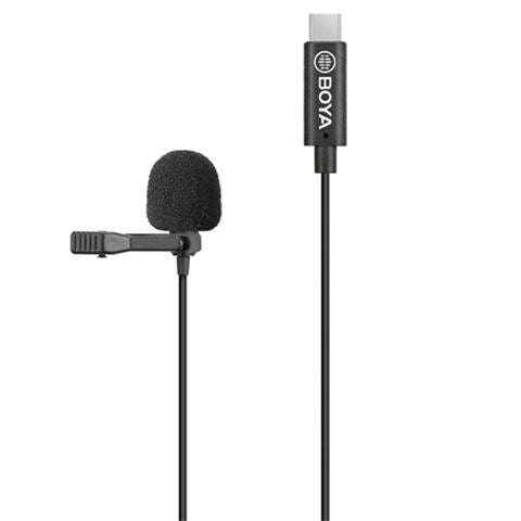 Load image into Gallery viewer, Boya Clip-on Lavalier Microfoon BY-M3 voor USB-C