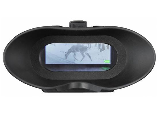 Afbeelding laden in galerijviewer, digitale nachtkijker 3x20 rubber 16,5 cm zwart