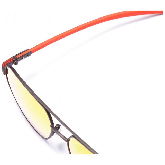 Load image into Gallery viewer, Formula Zonnebril unisex vierkant cat. 4 oranje