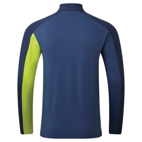 Load image into Gallery viewer, Dare 2b Longsleeve Depose heren polyester blauw lime maat XS