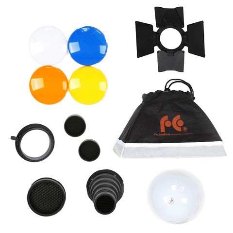 Load image into Gallery viewer, Falcon Eyes Accessoire Set LA-K7 voor Mini Fresnel