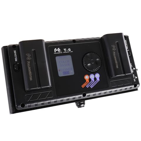 Load image into Gallery viewer, Falcon Eyes Bi-Color LED Lamp Set T6 incl. Accu