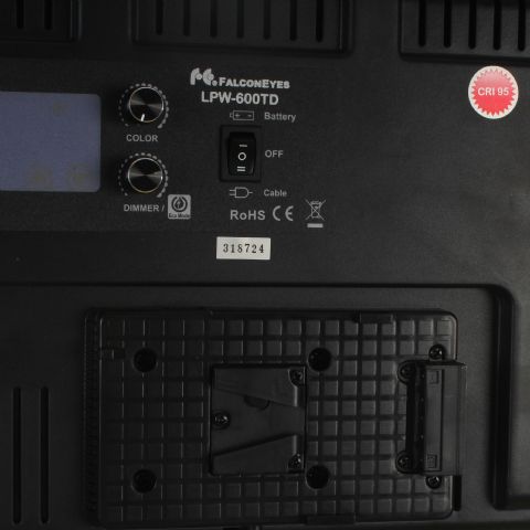 Load image into Gallery viewer, Falcon Eyes Wi-Fi Bi-Color LED Lamp Dimbaar LPW-600TD op 230V