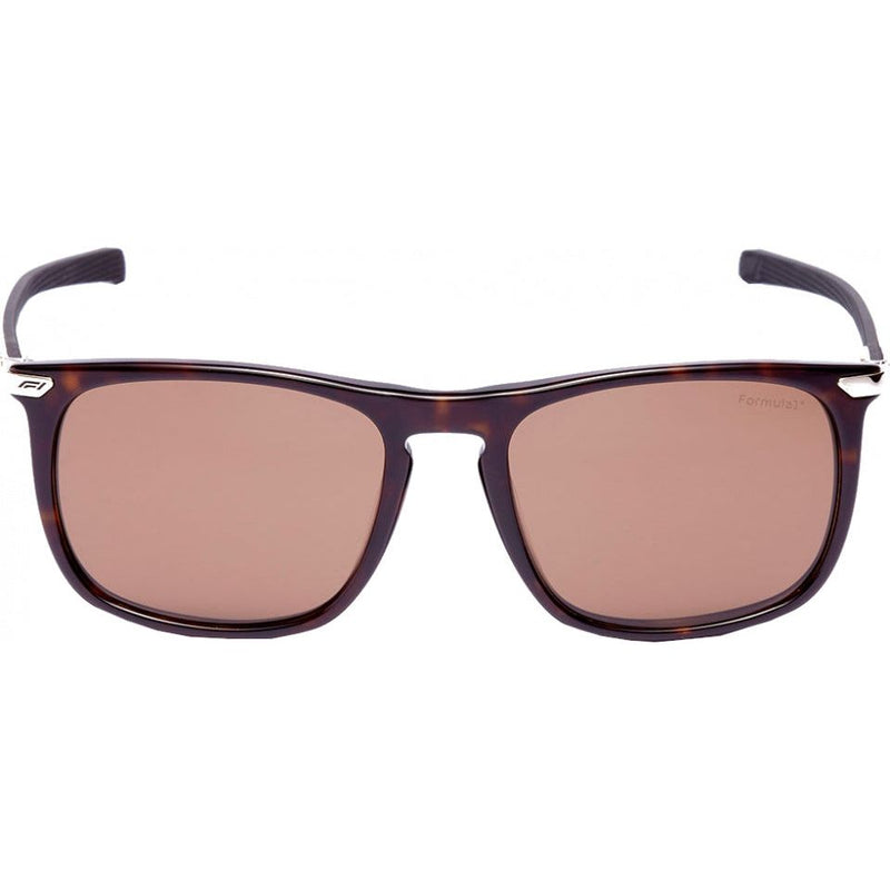 Load image into Gallery viewer, Formula Zonnebril unisex rechthoekig cat.4 bruin